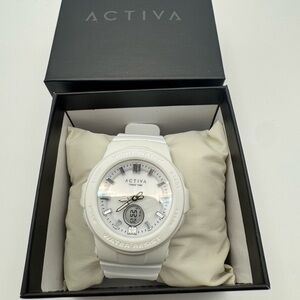 Activa Aero X Invicta Digital Unisex White Watch ACW2125-002